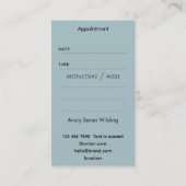 Living Field | Mandala Afsprakenkaartje (Achterkant)