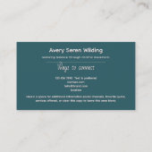 Living Field | Mandala Visitekaartje (Achterkant)