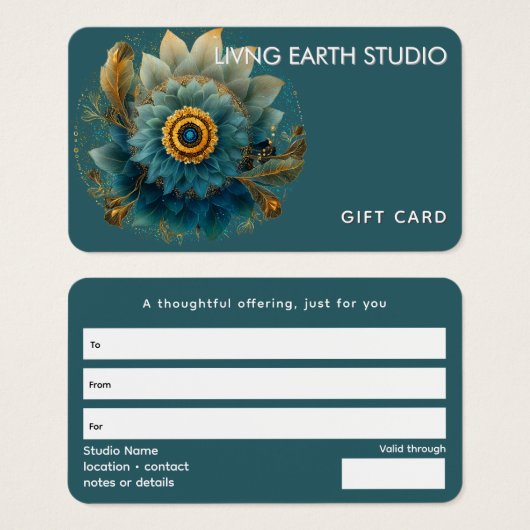 Living Field | Mandala Visitekaartje (Voorkant /achterkant)