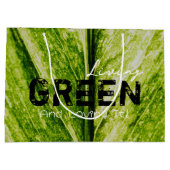 Living Green Eco Friendly Large Gift Bag Groot Cadeauzakje (Achterkant)