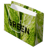 Living Green Eco Friendly Large Gift Bag Groot Cadeauzakje (Voorkant Gekanteld)