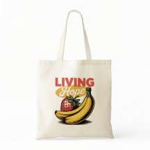 Living Hope Aardbei Banaan Retro Faith T-shirt