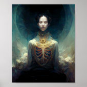 Living Husk Dark Fantasy Sci-Fi Art Poster (Voorkant)