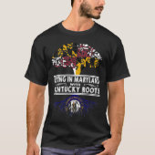 Living in Maryland with Kentucky Roots T-shirt (Voorkant)