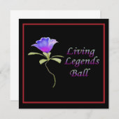 Living Legends Ball Invitation Kaart (Voorkant / Achterkant)