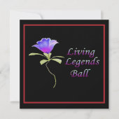 Living Legends Ball Invitation Kaart (Voorkant)