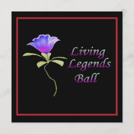 Living Legends Ball Invitation Kaart