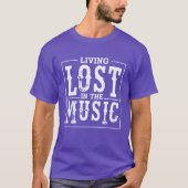 Living Lost In The Music Producer Boy T-shirt (Voorkant)