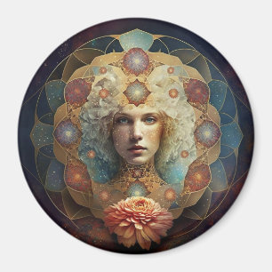 Living Mandala Visionary Art Magneet