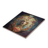 Living Mandala Visionary Art Tegeltje (Zijkant)