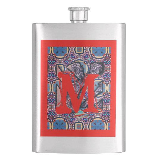 Living Metal Red Monogram Flacon (Voorkant)