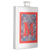 Living Metal Red Monogram Flacon (Rechts)