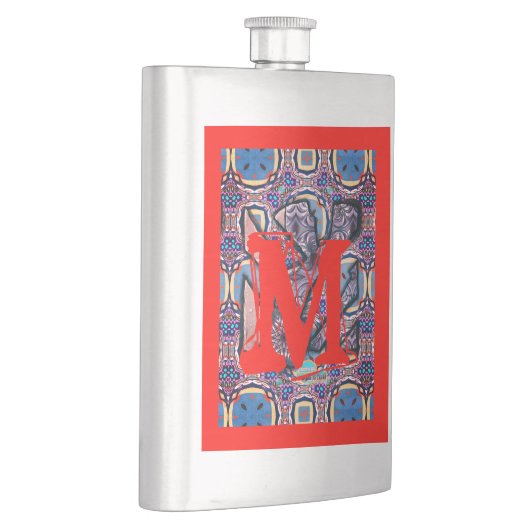 Living Metal Red Monogram Flacon (Rechts)