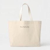 "Living My Best Life" Canvas Canvas tas (Voorkant)