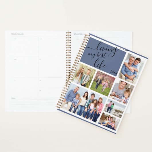 Living My Best Life Fotocollage 2026 Planner (Display)