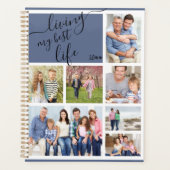 Living My Best Life Fotocollage 2026 Planner (Voorkant)
