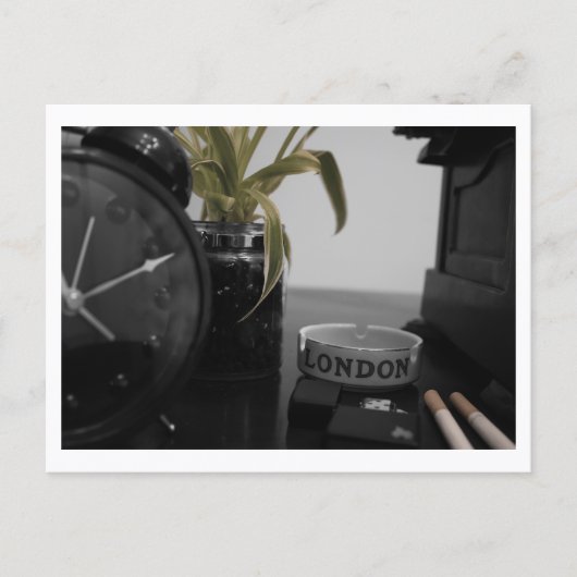 Living on London Time Postcard Print by JHT Briefkaart (Voorkant)