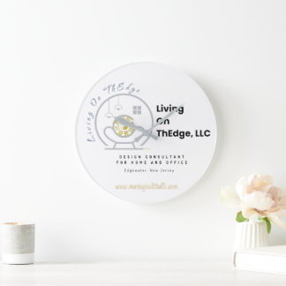 Living On ThEdge, LLC Logo Acrylaat Wandklok