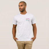 Living Out Loud QR code Jersey T-shirt (Voorkant volledig)
