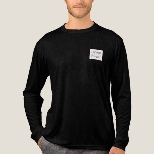 Living Out Loud™ Shirt met lange mouwen – QR-code (Voorkant volledig)