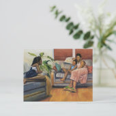 Living Room Lounge 2000 Briefkaart (Staand voorkant)