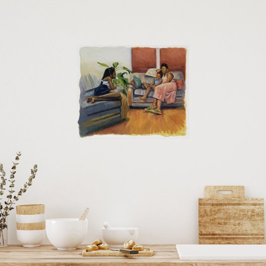 Living Room Lounge 2000 Poster (Keuken)