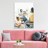 Living Room Serenades 2003 Canvas Afdruk (Insitu (Woonkamer))