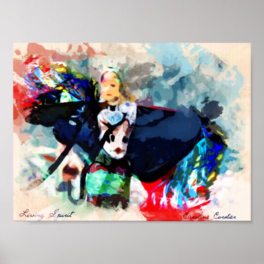 Living spirit Series - Fancy shawl Poster (Voorkant)