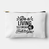 Living Testimony Bible Quote Christian Motivation Etui (Voorkant)