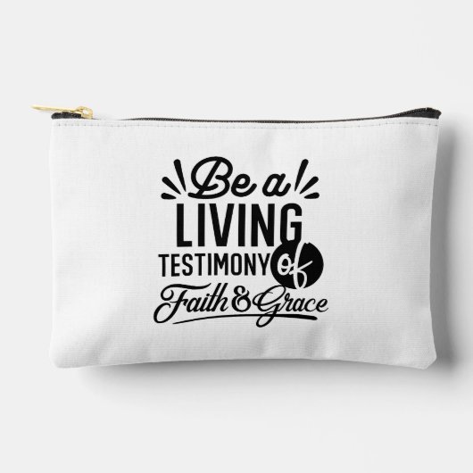 Living Testimony Bible Quote Christian Motivation Etui (Voorkant)