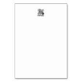 Living Testimony Bible Quote Christian Motivation Kaart (Achterkant)