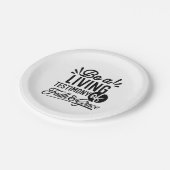 Living Testimony Bible Quote Christian Motivation Papieren Bordje (Gekanteld)