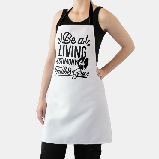 Living Testimony Bible Quote Christian Motivation Schort (Insitu)