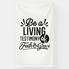 Living Testimony Bible Quote Christian Motivation Spandoek
