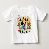 Living That Teacher Life - Gift For Teachers (Voorkant)