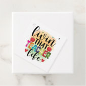 Living That Teacher Life - Gift For Teachers Bedankjes Labels (In situ)