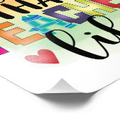 Living That Teacher Life - Gift For Teachers Foto Afdruk (Hoek)