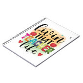 Living That Teacher Life - Gift For Teachers Notitieboek (Linkerzijde)