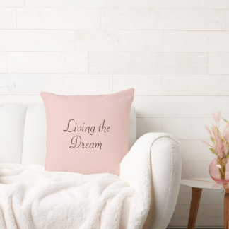 Living the Dream cotton pillow Kussen