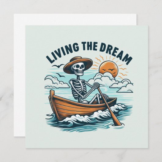 Living The Dream - Skelet (2) (Voorkant / Achterkant)