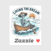 Living The Dream - Skelet (2) Sticker (Vel)