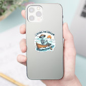 Living The Dream - Skelet (2) Sticker (Telefoon)