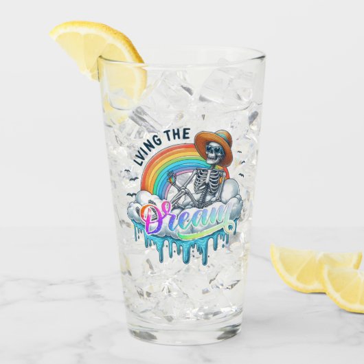 Living The Dream - Skelet Glas (Voorkant ijs)