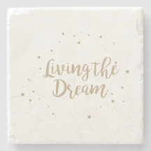 Living the Dream Stone Onderzetters