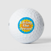 Living the dream Wilson golf ball gift set Golfballen (Voorkant)