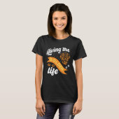 Living the Golden Life Retriever Stuff Dog T-shirt (Voorkant volledig)