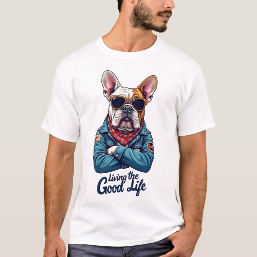 "Living the Good Life" T-shirt ontwerp (Voorkant)