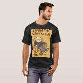 Living the Meh-est Life T-shirt (Voorkant volledig)