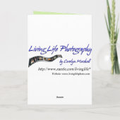 Living Water Get Well Card Kaart (Achterkant)