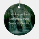 Living Waters - John 7:37-38 Keramisch Ornament (Voorkant)